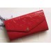 LOUIS VUITTON SARAH WALLET MONOGRAM VERNIS Cherry M90208