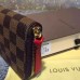 LOUIS VUITTON CLEMENCE WALLET Damier Ebene Canvas N60534