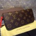 LOUIS VUITTON CLEMENCE WALLET Chili Red M60743
