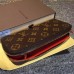 LOUIS VUITTON CLEMENCE WALLET Chili Red M60743