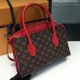 Louis Vuitton Florinem 42270 Monogram Canvas and Leather Red 2017(1c018-71306)