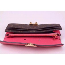 LOUIS VUTTON PALLAS WALLET Rose Litchi M58417