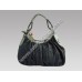 LOUIS VUITTON Cowskin Handbag in BLACK