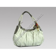 LOUIS VUITTON Cowhide Handbag in White