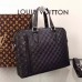 Louis Vuitton STUDIO BRIEFCASE Damier Infini cowhide leather N41490 Onyx (75404)