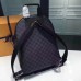 Louis Vuitton Josh Backpack Bag N42403 Damier Graphite Canvas 2017(75504)