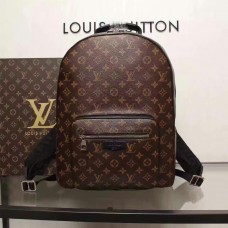 Louis Vuitton Josh Backpack Bag M41530 Monogram Macassar Canvas 2016(75505)