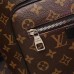 Louis Vuitton Josh Backpack Bag M41530 Monogram Macassar Canvas 2016(75505)