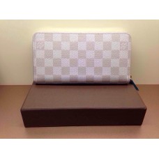 LOUIS VUITTON Azur DAMIER EBENE CANVAS ZIPPY WALLET