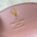 Louis Vuitton Damier Azur Canvas Envelop Rosalie Coin Purse M62361 Pale Pink