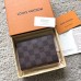 Louis Vuitton Damier Ebene Canvas Envelop Victorine Wallet N41659 Red