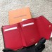 Louis Vuitton Damier Ebene Canvas Envelop Victorine Wallet N41659 Red
