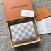 Louis Vuitton Damier Azur Canvas Envelop Victorine Wallet N64022 Pale Pink