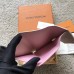 Louis Vuitton Damier Azur Canvas Envelop Victorine Wallet N64022 Pale Pink