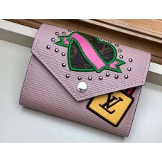 Louis Vuitton LV Stories Epi Leather Victorine Wallet M63325 Pink 2019