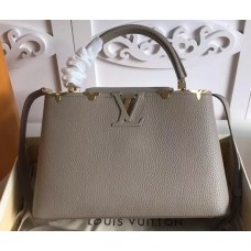 Louis Vuitton Capucines PM Bag Blooms Crown Galet