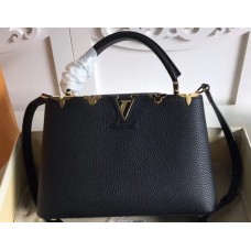 Louis Vuitton Capucines BB Bag Blooms Crown M54665 Black