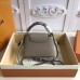 Louis Vuitton Capucines Mini Bag Python Handle Galet