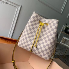 Louis Vuitton Damier Azur Canvas NeoNoe Bucket Bag N40151 Pineapple 2019