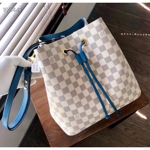 Louis Vuitton NeoNoe Bucket Bag Damier Azur Canvas Spring/Summer 2019  Collection N40152, Eau de Rose for Sale in Chula Vista, CA - OfferUp