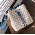 Louis Vuitton Damier Azur Canvas NeoNoe Bucket Bag N40153 Bleuet