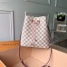 Louis Vuitton Damier Azur Canvas NeoNoe Bucket Bag N40152 Eau de Rose 2019