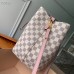 Louis Vuitton Damier Azur Canvas NeoNoe Bucket Bag N40152 Eau de Rose 2019