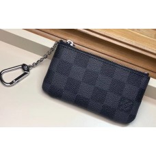 Louis Vuitton Damier Graphite Canvas Pochette Cle Key Pouch N60155