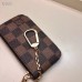 Louis Vuitton Damier Ebene Canvas Pochette Cle Key Pouch N62658