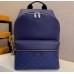 Louis Vuitton Monogram Canvas and Taiga Leather Discovery Backpack PM Bag M30229 Blue 2019