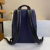 Louis Vuitton Monogram Canvas and Taiga Leather Discovery Backpack PM Bag M30229 Blue 2019