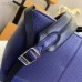 Louis Vuitton Monogram Canvas and Taiga Leather Discovery Backpack PM Bag M30229 Blue 2019