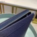 Louis Vuitton Pochette Voyage MM Bag Taiga Leather M30575 Blue