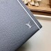Louis Vuitton Pochette Voyage MM Bag Taiga Leather Outline Gray/White