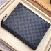 Louis Vuitton Pochette Voyage MM Bag Damier Graphite Canvas N41696