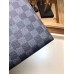 Louis Vuitton Pochette Voyage MM Bag Damier Graphite Canvas N41696