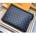 Louis Vuitton Pochette Voyage MM Bag Damier Graphite Canvas N41696