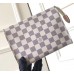 Louis Vuitton Toiletry Pouch 19 Bag M47544 Damier Azur Canvas