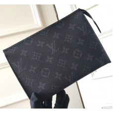 Louis Vuitton Toiletry Pouch 19 Bag M47544 Monogram Eclipse Canvas