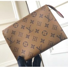 Louis Vuitton Toiletry Pouch 19 Bag M47544 Monogram Reverse Canvas