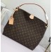 Louis Vuitton Graceful Hobo MM Bag Monogram Canvas M43704 Beige 2018