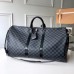 Louis Vuitton Dammier Graphite Canvas Keepall 45/50/55 With Strap