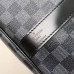 Louis Vuitton Dammier Graphite Canvas Keepall 45/50/55 With Strap