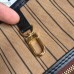 Louis Vuittom Monogram Canvas Neverfull MM Bag beige with black piping