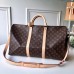 Louis Vuitton Monogram Canvas Keepall 45/50/55 With Shoulder Strap