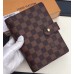 Louis Vuitton Damier Ebene Canvas Medium Ring Agenda Cover R20240