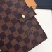 Louis Vuitton Damier Ebene Canvas Medium Ring Agenda Cover R20240