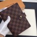 Louis Vuitton Damier Ebene Canvas Medium Ring Agenda Cover R20240