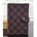 Louis Vuitton Damier Ebene Canvas Small Ring Agenda Cover R20700