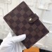 Louis Vuitton Damier Ebene Canvas Small Ring Agenda Cover R20700